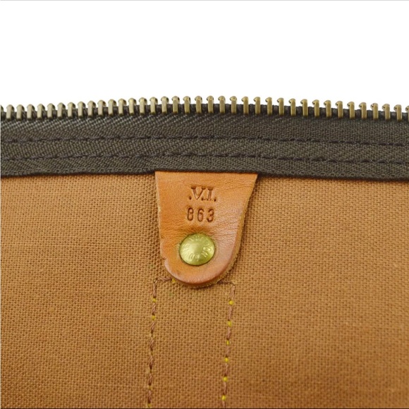 SALE 🔥AUTHENTIC LARGE LOUIS VUITTON KEEPALL 55 TRAVEL DUFFEL BAG LV MONOGRAM - Picture 10 of 11